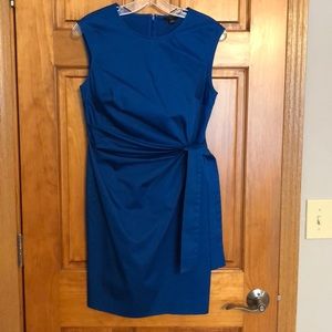 Ann Taylor Cobalt Blue Sleeveless Dress Size 4 Petite